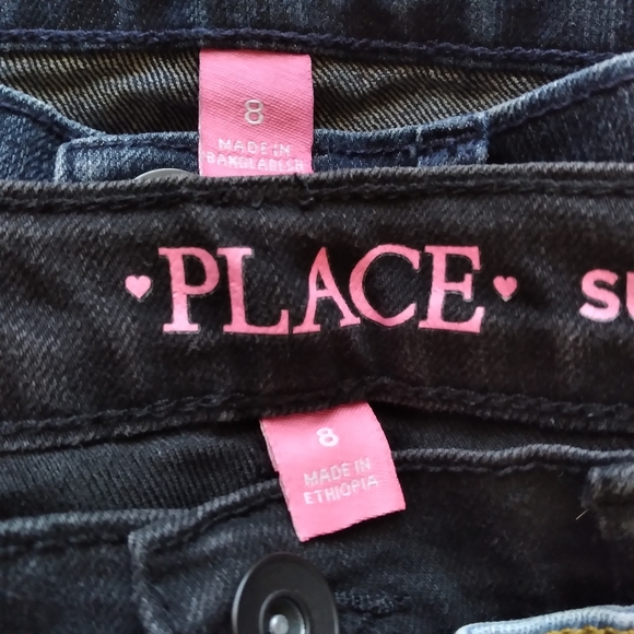 #305-9 Girls Children's Place Jean Bundle Super Skinny - Picture 7 of 16